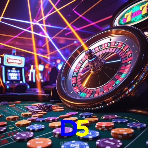 D5:Onde a diversão e a sorte se encontram: poker, roleta e futebol online!