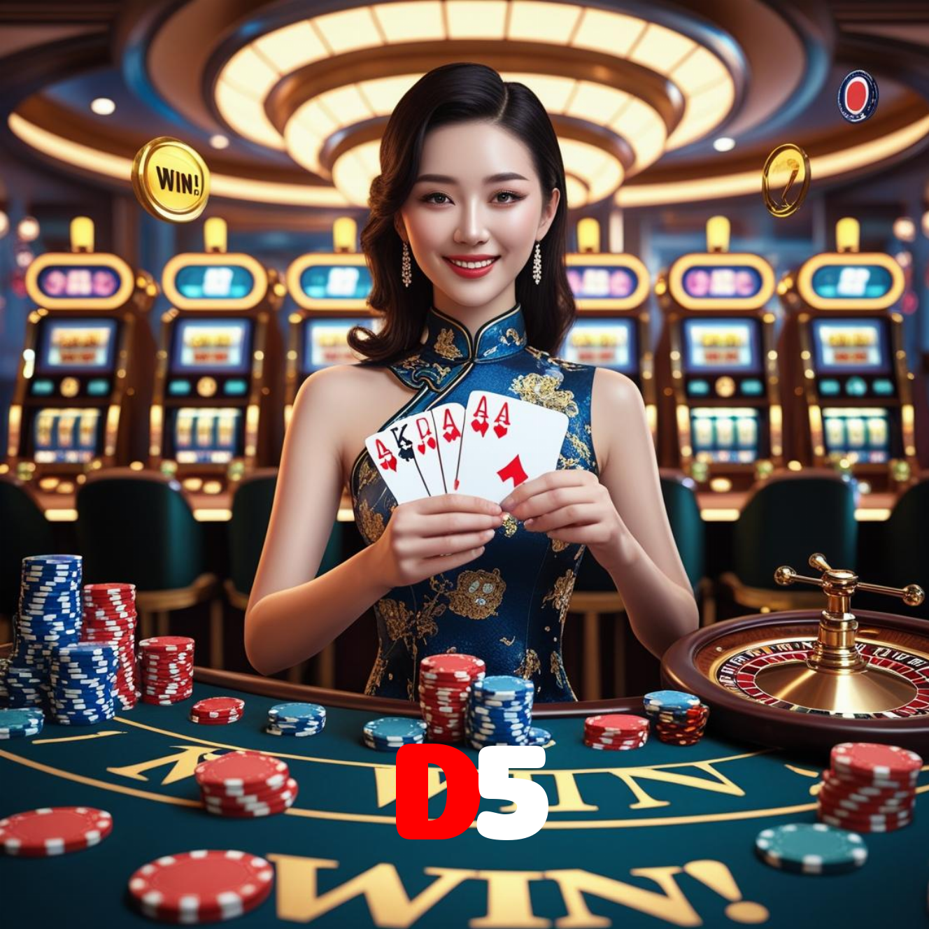 D5:Jogue poker online e mostre suas habilidades nas cartas!
