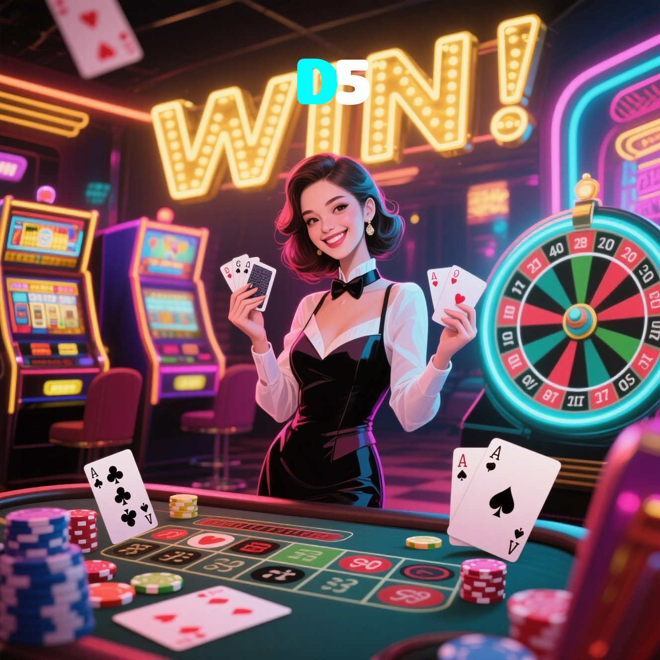 D5：As maiores vitórias estão te esperando nas nossas slots online!