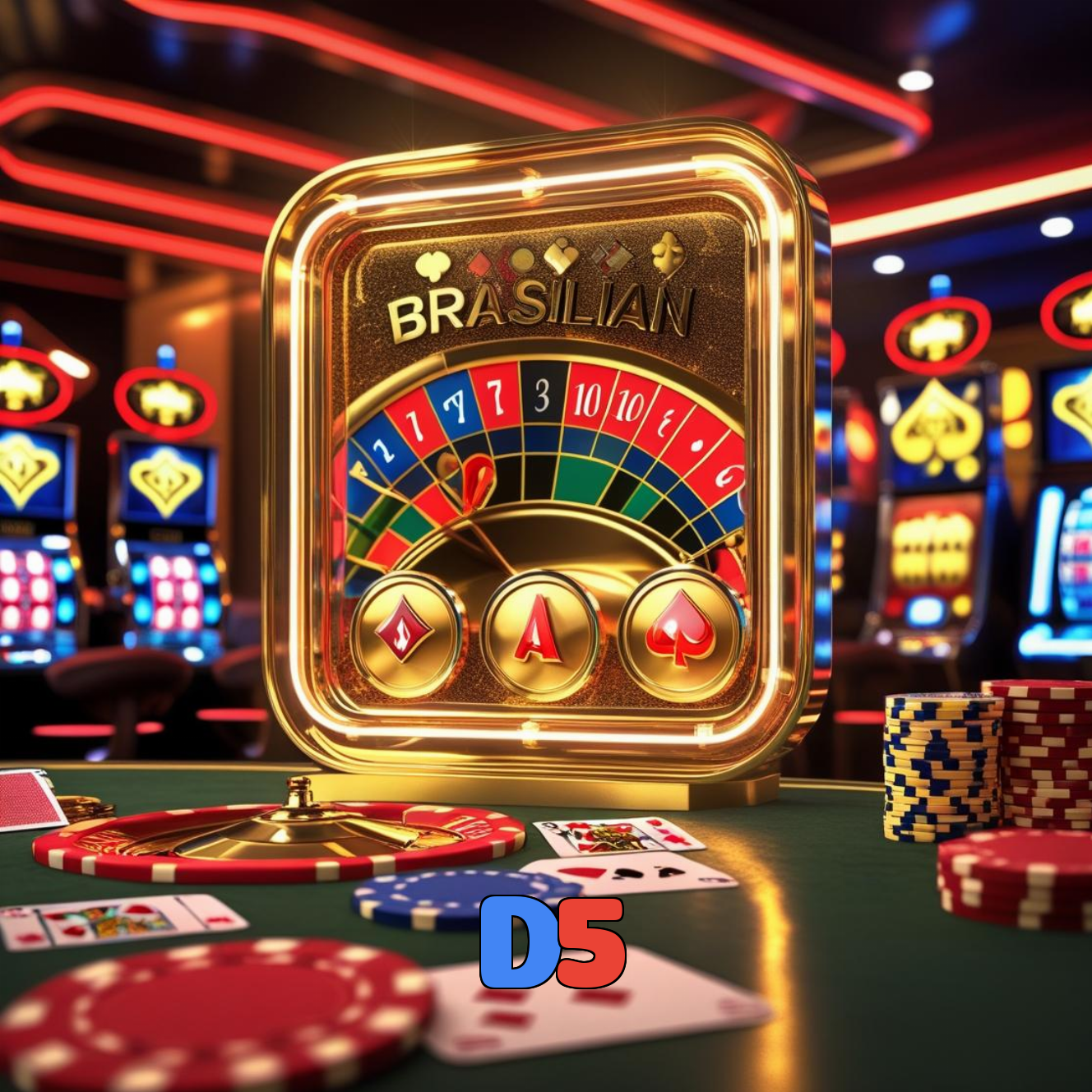D5:Apostas ao vivo no futebol e grandes prêmios em blackjack e roleta!