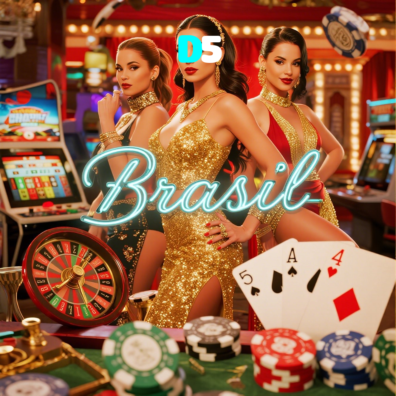 D5:Jogue poker, roleta e aposte no futebol para uma experiência épica!