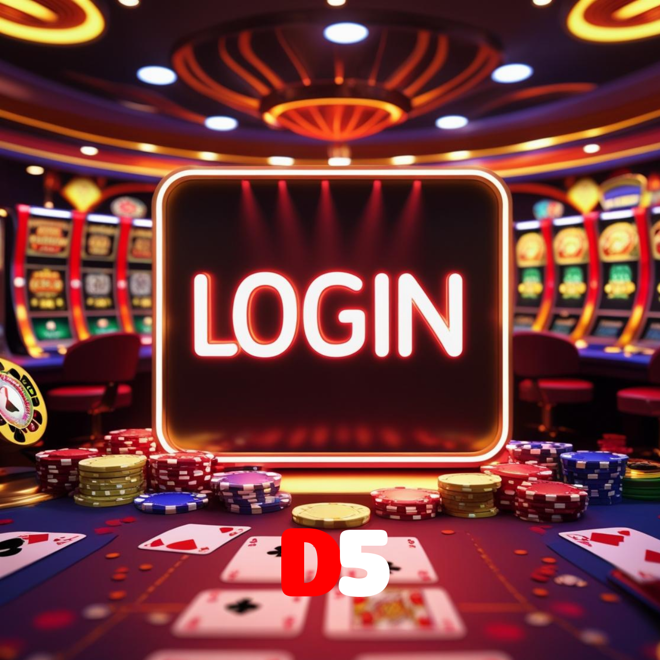 D5:Gire as slots e vença com grandes prêmios!