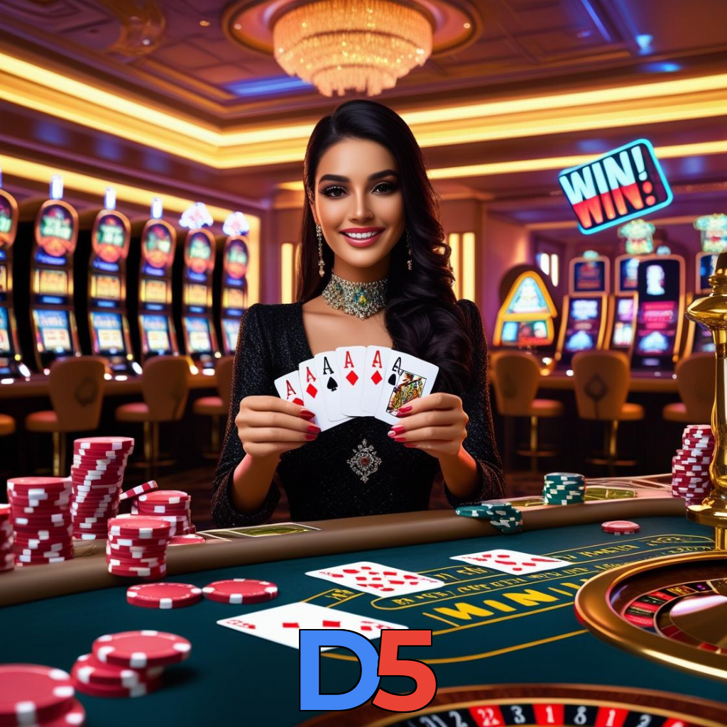 D5:Jogue poker online e mostre suas habilidades nas cartas!