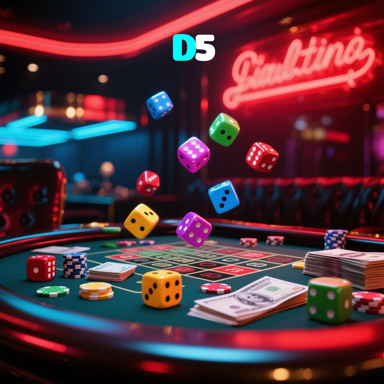 D5:Aposte no seu time no futebol e divirta-se com slots e roleta!