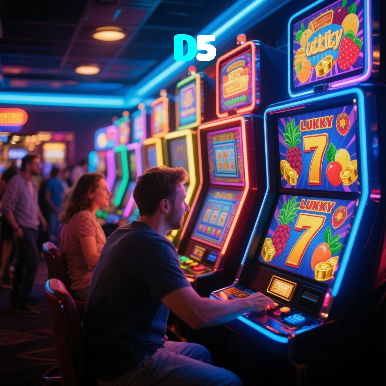 D5：Cada giro nas slots é uma chance de grandes vitórias!