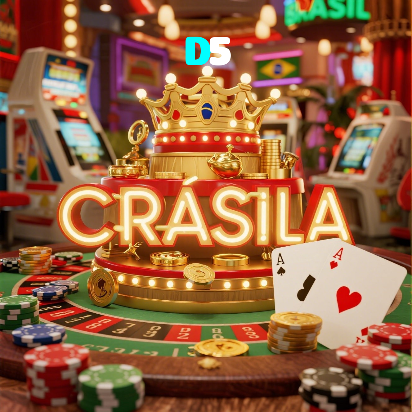 D5:Aposte no futebol e vença em blackjack e roleta no nosso cassino!