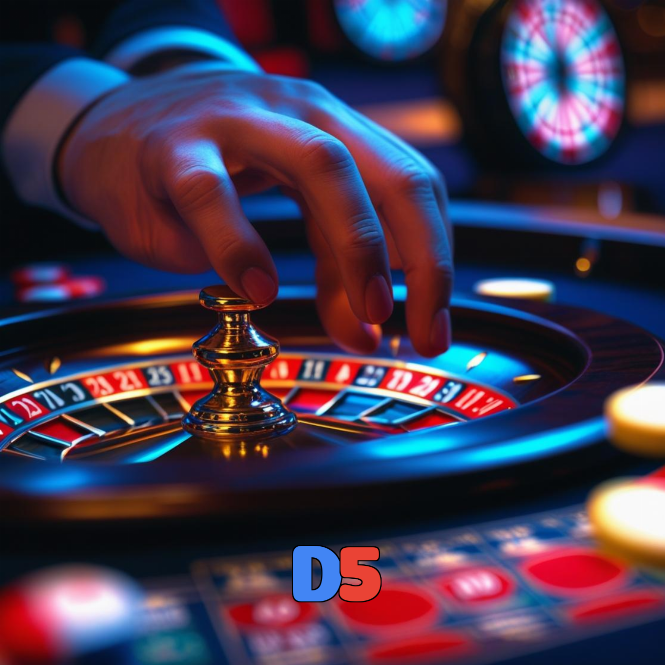 D5：Jogue roleta, blackjack e aposte no futebol online, tudo em um só lugar!
