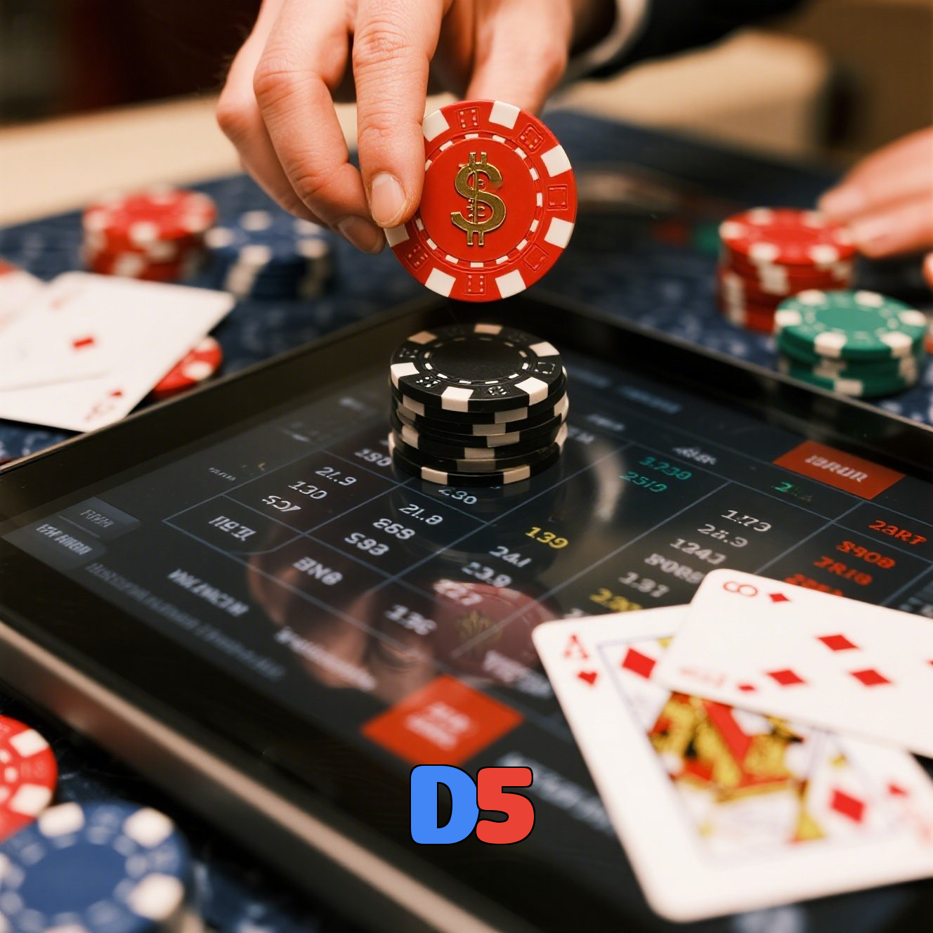 D5:Jogue poker, roleta e aposte no futebol online com segurança!