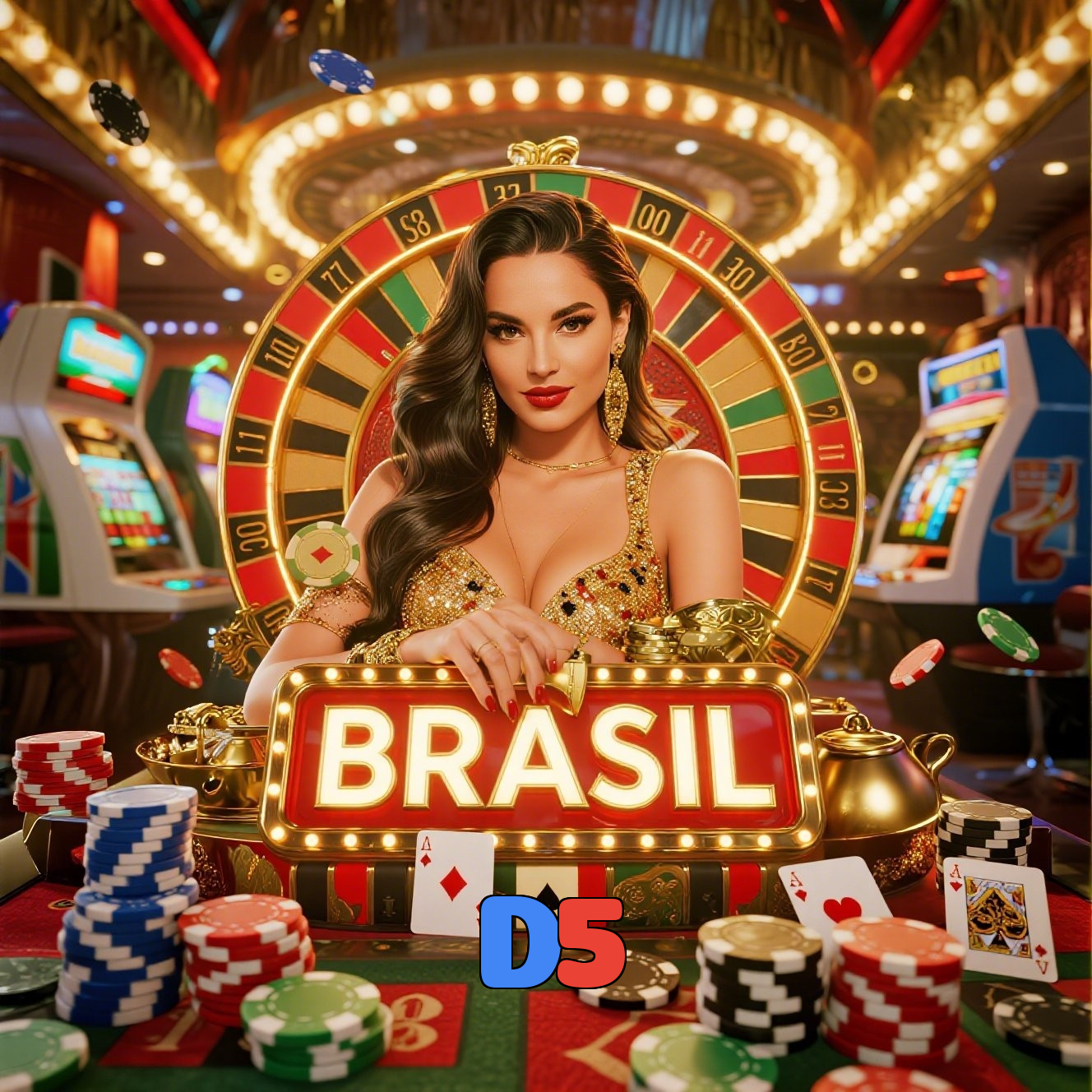 D5:Aposte no seu time e ganhe prêmios incríveis com poker e roleta!