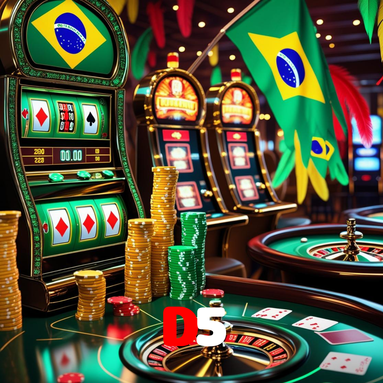 D5:Gire as slots e ganhe prêmios incríveis com cada giro!