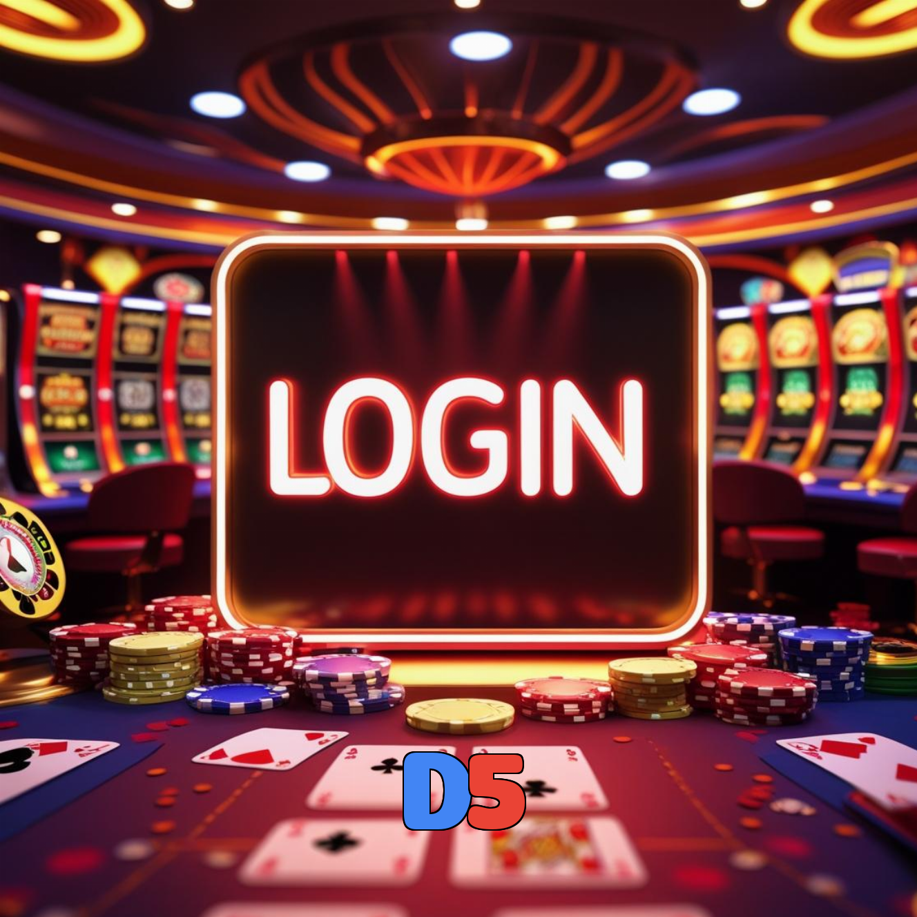 D5：Em cada giro nas slots, a vitória está ao seu alcance!