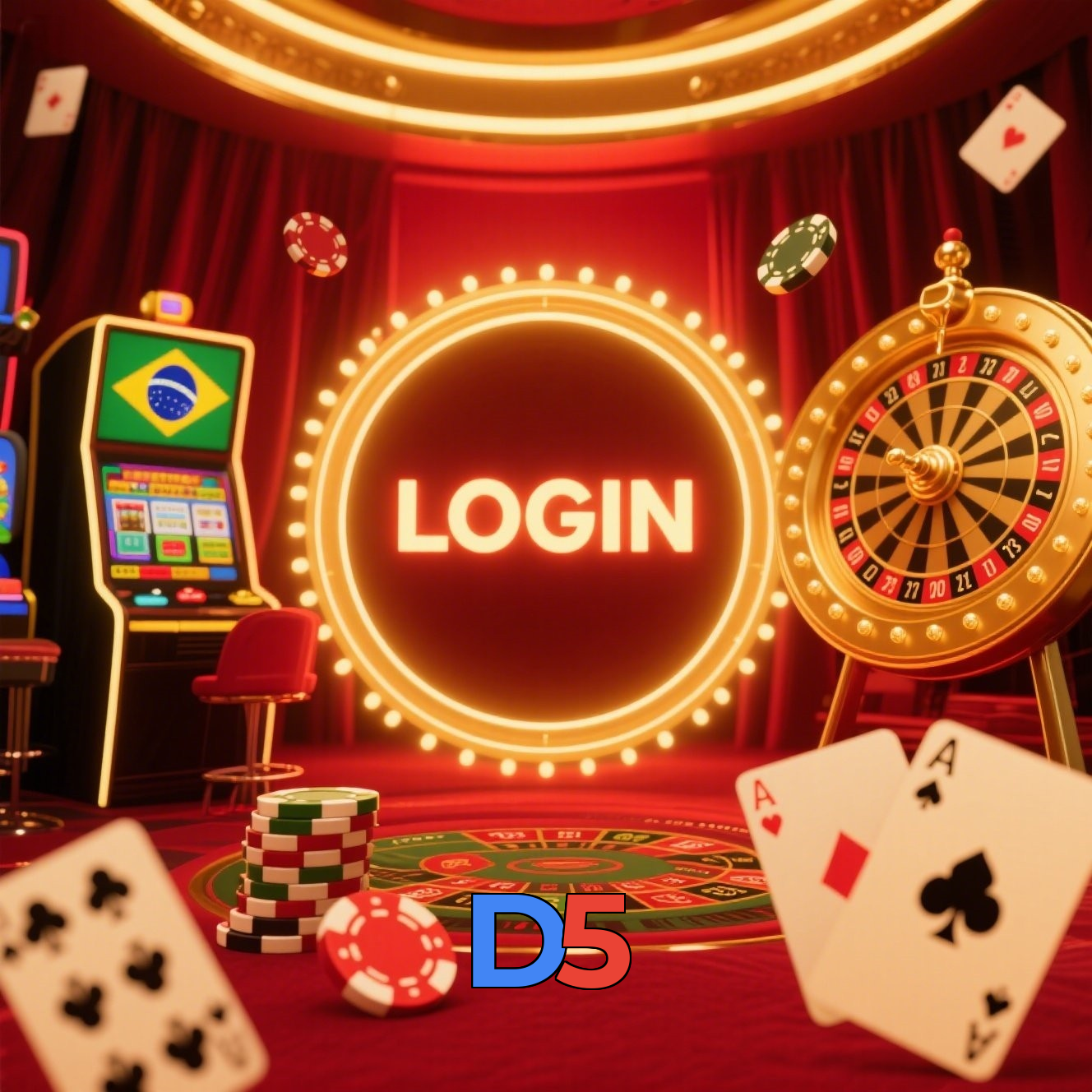 D5:Aposte no futebol e jogue os melhores jogos de cassino como roleta!