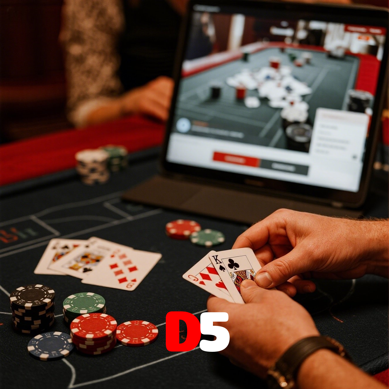 D5:Aposte nas mesas de poker e vença grandes prêmios!