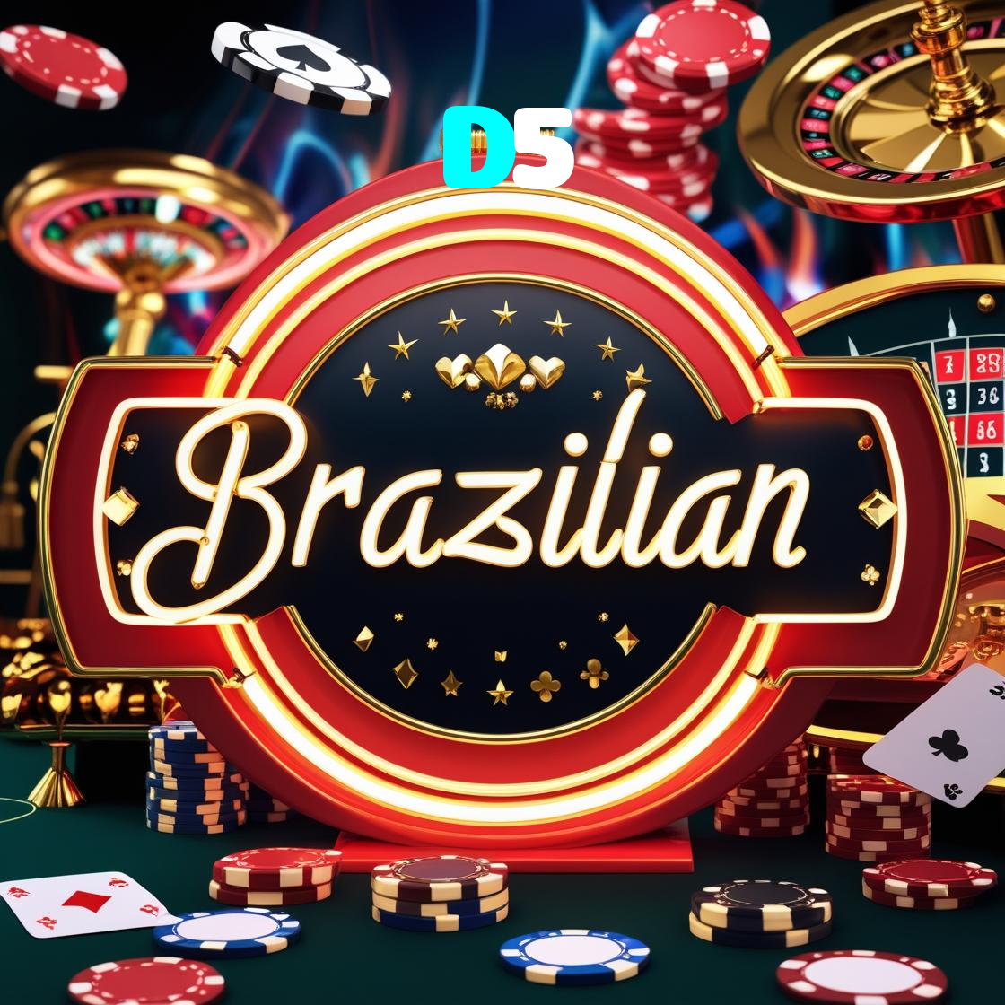 D5：Onde a diversão e a sorte se encontram: poker, roleta e futebol online!