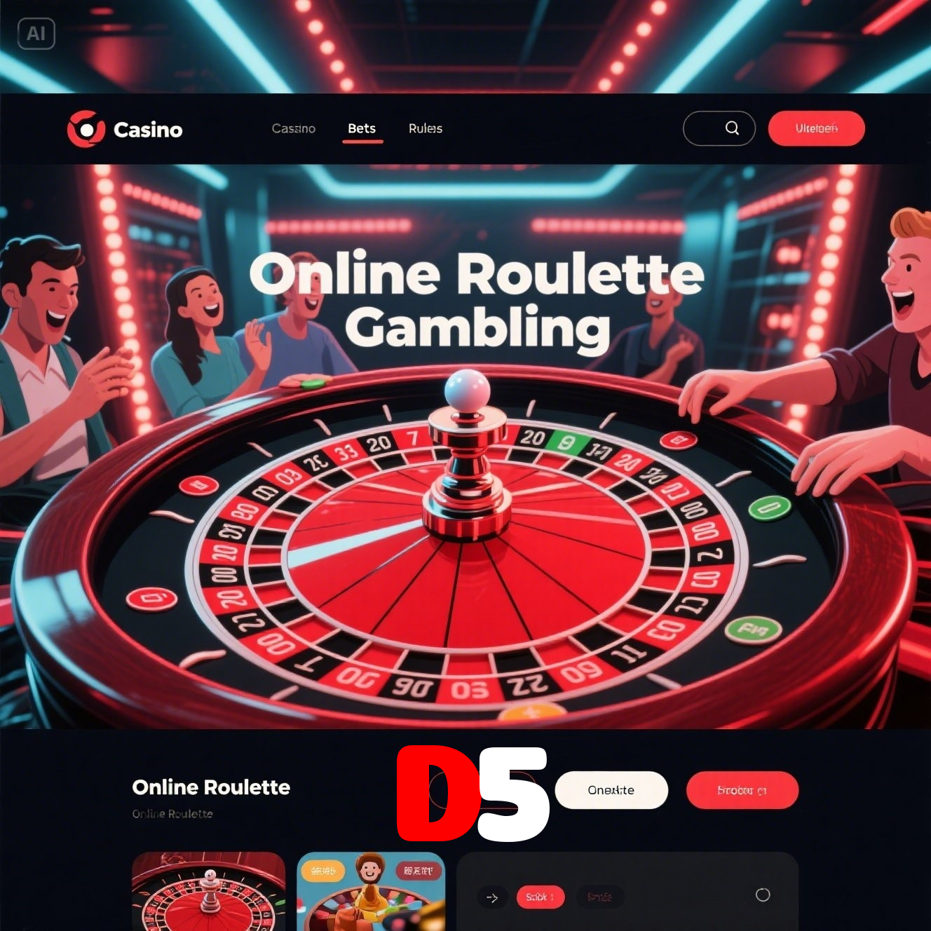D5:O cassino online mais confiável para jogar blackjack e apostar no futebol!