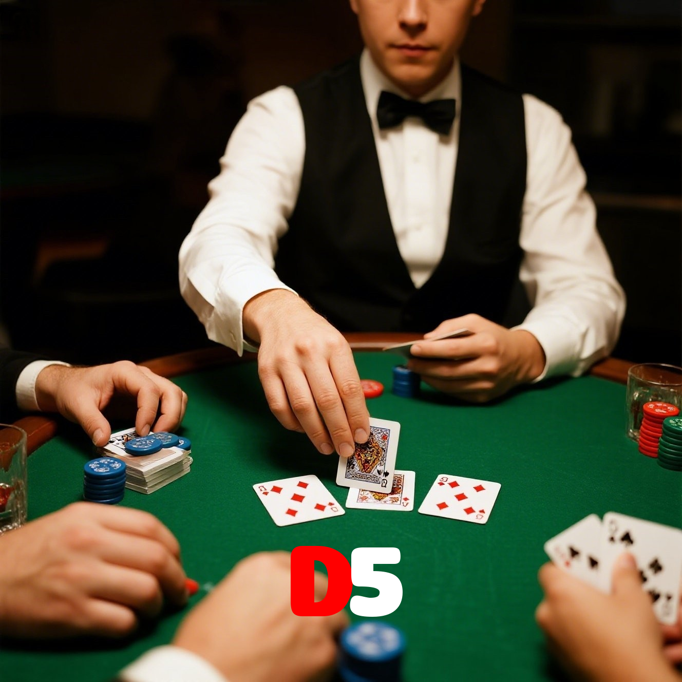 D5:Diversão total com blackjack, poker e apostas ao vivo no futebol!