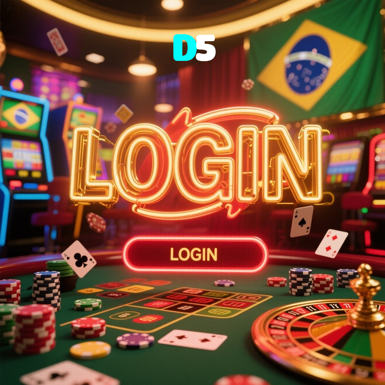 D5:Cada giro é uma chance de conquistar prêmios incríveis!