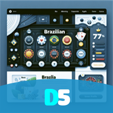 D5:Divirta-se com poker, roleta e apostas ao vivo no futebol online!